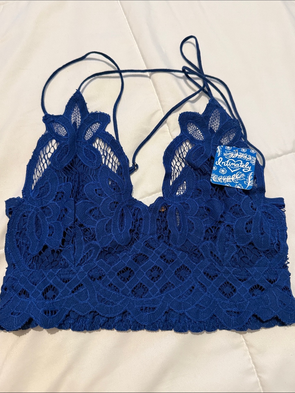 Intimately Free People Blue Lace Bralette